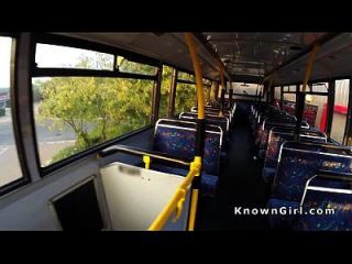 Hairy British Amateur Bangs In Public Bus