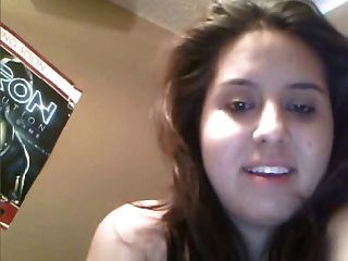 Chubby Latina Hairy Pussy Masturbating On Webcam