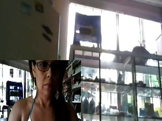 Webcam Girl At Work