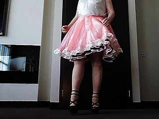 Sissy Ray In Pink Sissy Dress 2
