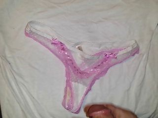 Cum On Not My Sisters Pink Thong