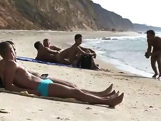 Making New Friends At The Gay Beach