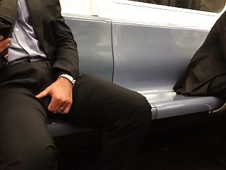 Str8 Men Bulge In Metro