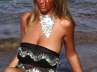 Ines Cudna, Pornstar, On The Beach