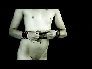 Emo Femboy Crossdresser Naked Bound And Cumming