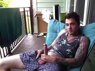 Jerking It On The Porch