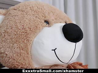 Exxxtrasmall - Cute Petite Teen Rides Teddy Till Bf Gets Hom