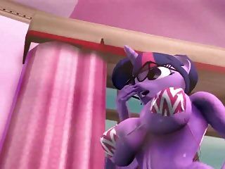 (mlp Futa) Twilight Sparkle Face Fuck In Bed With Cumshot -